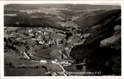 Ak Falkau Feldberg im Schwarzwald, Fliegeraufnahme, Luftkurort