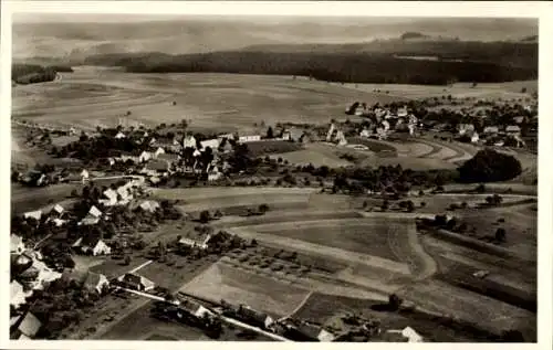 Ak Birkendorf im Schwarzwald Baden Württemberg, Fliegeraufnahme