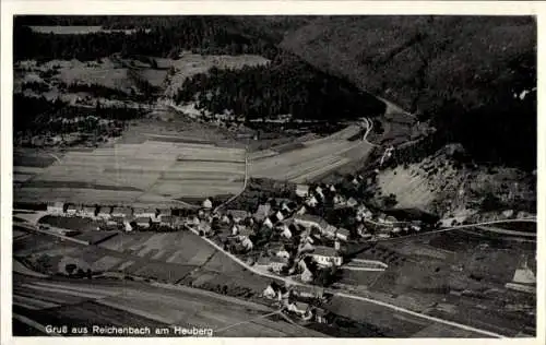 Ak Reichenbach am Heuberg Württemberg, Fliegeraufnahme