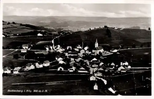 Ak Buchenberg im Oberallgäu, Fliegeraufnahme