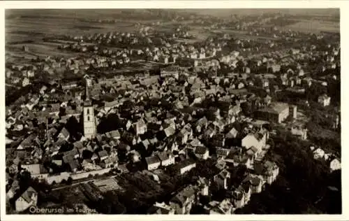 Ak Oberursel im Taunus Hessen, Fliegeraufnahme