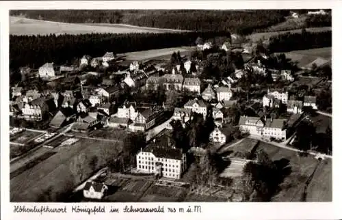 Ak Königsfeld im Schwarzwald Baden, Fliegeraufnahme