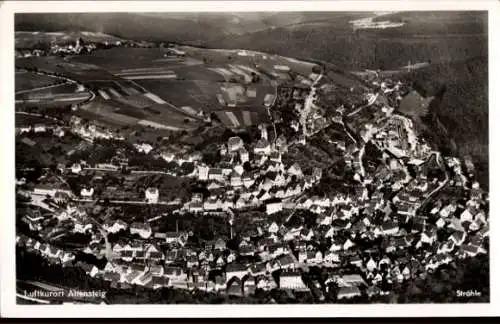 Ak Altensteig im Schwarzwald Württemberg, Fliegeraufnahme