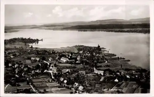 Ak Insel Reichenau Bodensee, Fliegeraufnahme