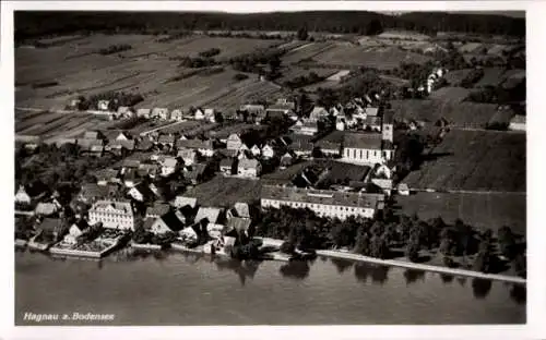 Ak Hagnau am Bodensee, Fliegeraufnahme