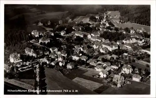 Ak Königsfeld im Schwarzwald Baden, Fliegeraufnahme