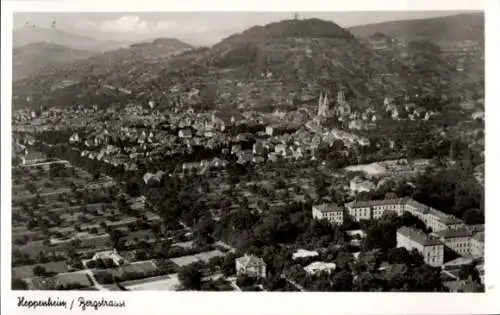 Ak Heppenheim an der Bergstraße, Fliegeraufnahme