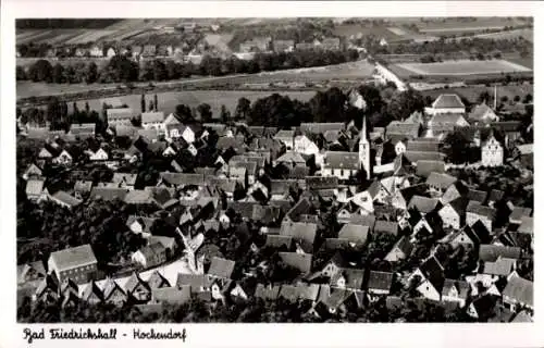 Ak Kochendorf am Neckar Bad Friedrichshall in Württemberg, Fliegeraufnahme