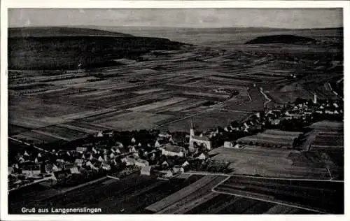 Ak Langenenslingen Baden Württemberg, Fliegeraufnahme