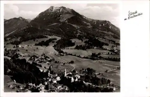 Ak Elbach Fischbachau in Oberbayern, Luftbild, Breitenstein