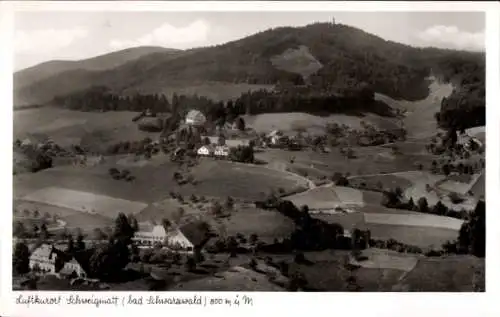 Ak Schweigmatt Raitbach Schopfheim in Baden, Fliegeraufnahme