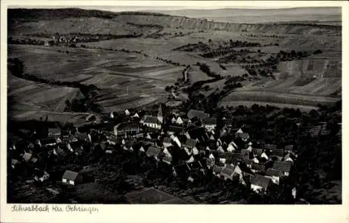 Ak Schwalbach am Taunus Hessen, Fliegeraufnahme