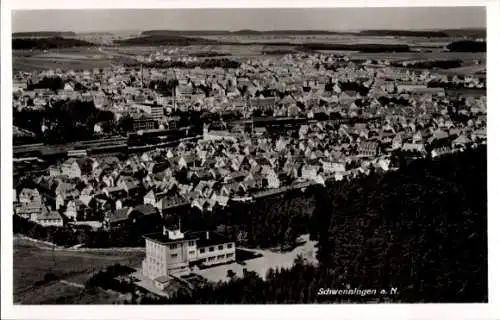 Ak Schwenningen am Neckar, Fliegeraufnahme