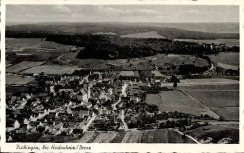 Ak Dischingen in Württemberg, Fliegeraufnahme