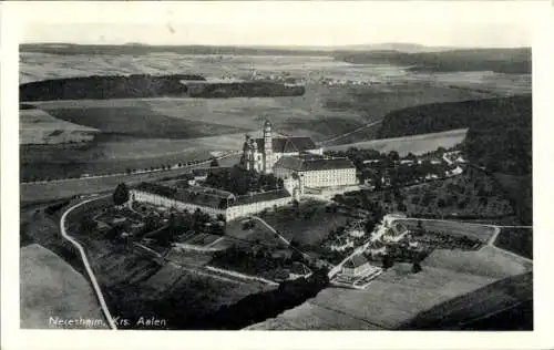 Ak Neresheim in Württemberg, Fliegeraufnahme