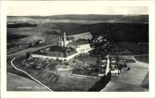 Ak Neresheim in Württemberg, Fliegeraufnahme