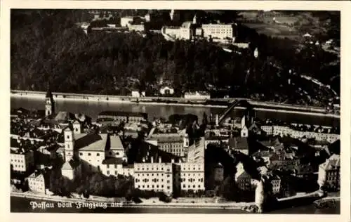 Ak Passau in Niederbayern, Fliegeraufnahme