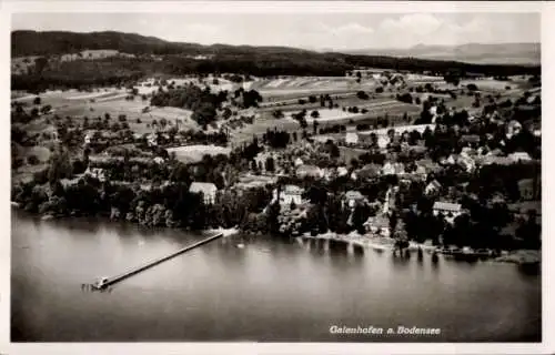 Ak Gaienhofen am Bodensee, Fliegeraufnahme