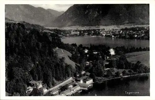 Ak Tegernsee in Oberbayern, Fliegeraufnahme