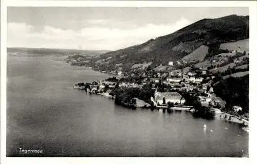 Ak Tegernsee in Oberbayern, Fliegeraufnahme