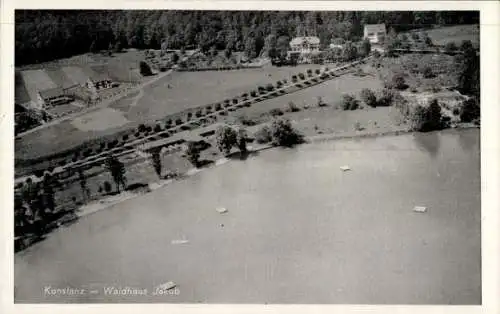 Ak Konstanz am Bodensee, Waldhaus Jakob, Fliegeraufnahme