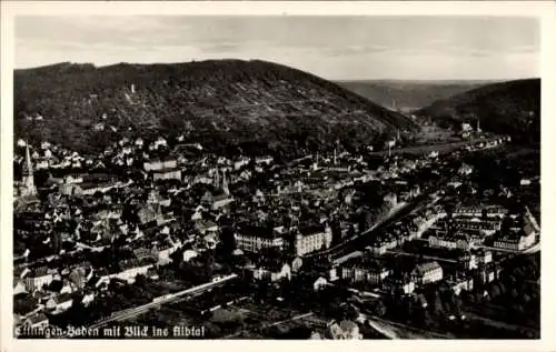 Ak Ettlingen in Baden, Fliegeraufnahme