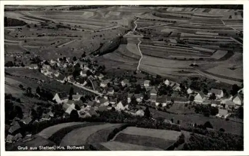 Ak Stetten ob Rottweil Zimmern ob Rottweil Württemberg, Fliegeraufnahme