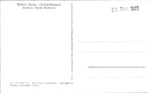 Ak Stetten ob Rottweil Zimmern ob Rottweil Württemberg, Fliegeraufnahme