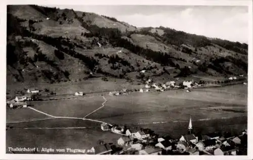 Ak Thalkirchdorf Oberstaufen im Allgäu, Fliegeraufnahme