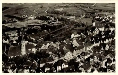 Ak Ehingen an der Donau, Fliegeraufnahme