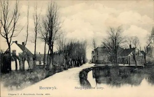 Ak Reeuwijk Zuid-Holland, Sluipwyksche dorp