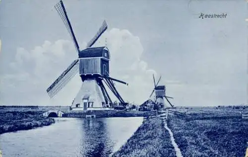 Ak Haastrecht Zuid-Holland, Molen