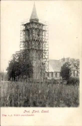 Ak Soest Utrecht Nederland, Protestansche Kerk