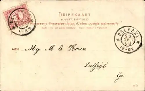 Ak Zoetermeer Zuid-Holland, Ingang dorp