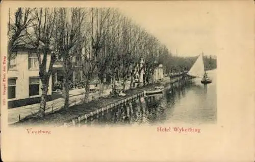 Ak Voorburg Südholland, Hotel Wykerbrug