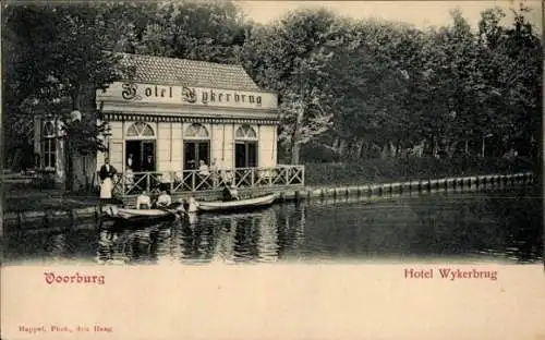 Ak Voorburg Südholland, Hotel Wykerbrug