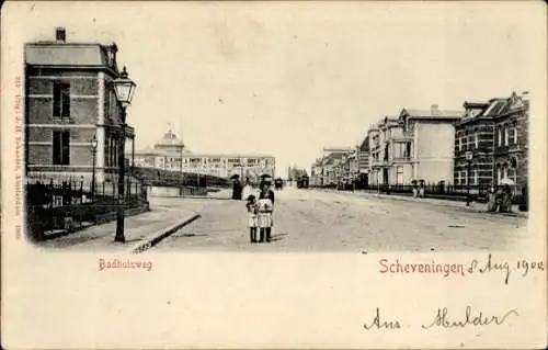 Ak Scheveningen Den Haag Südholland, Badhuisweg