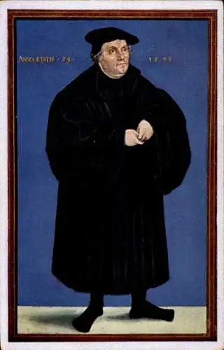 Künstler Ak Cranach L., Martinus Luther im Jahre 1543