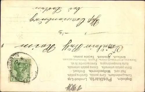 Präge Ak Glückwunsch Neujahr, Glocken