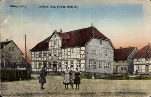 Ak Münchehof Seesen am Harz, Gasthof