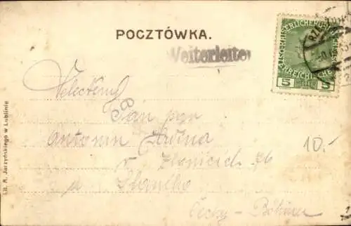 Ak Lublin Polen, zamek Królewski
