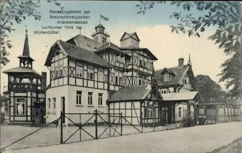 Ak Wolfenbüttel in Niedersachsen, Genesungsheim der Braunschweigischen Krankenkassen