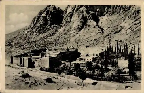 Ak Sinai Halbinsel Agypten, Das Bild zeigt das Katharinenkloster im Sinai.