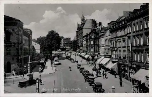 Ak Saarbrücken im Saarland, Reichsstraße, Geschäfte