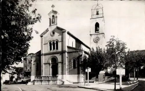 Ak Les Lecques Saint Cyr sur Mer Var, Kirche