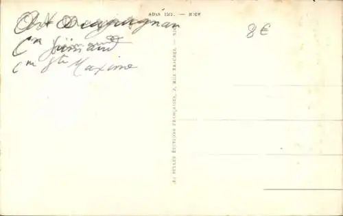 Ak Sainte Maxime Var, Vue prise de la Jetee, Segelschiff