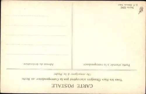 Künstler Ak Asti, Angelo, Portrait einer jungen Frau mit langen brünetten Haaren