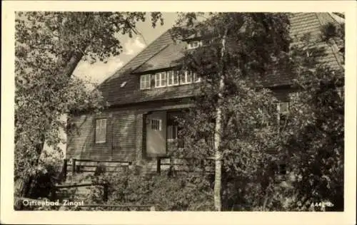 Ak Ostseebad Zingst, Teilansicht vom Haus