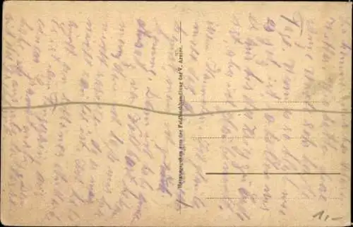 Ak Longuyon Meurthe et Moselle, Zerstörte Häuser, I. WK