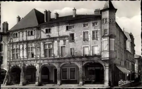 Ak Pont à Mousson Lorraine Meurthe et Moselle, Haus der sieben Hauptfischereien